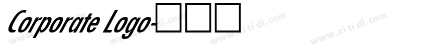 Corporate Logo字体转换